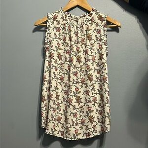 Loft Tank Top Floral MPetites